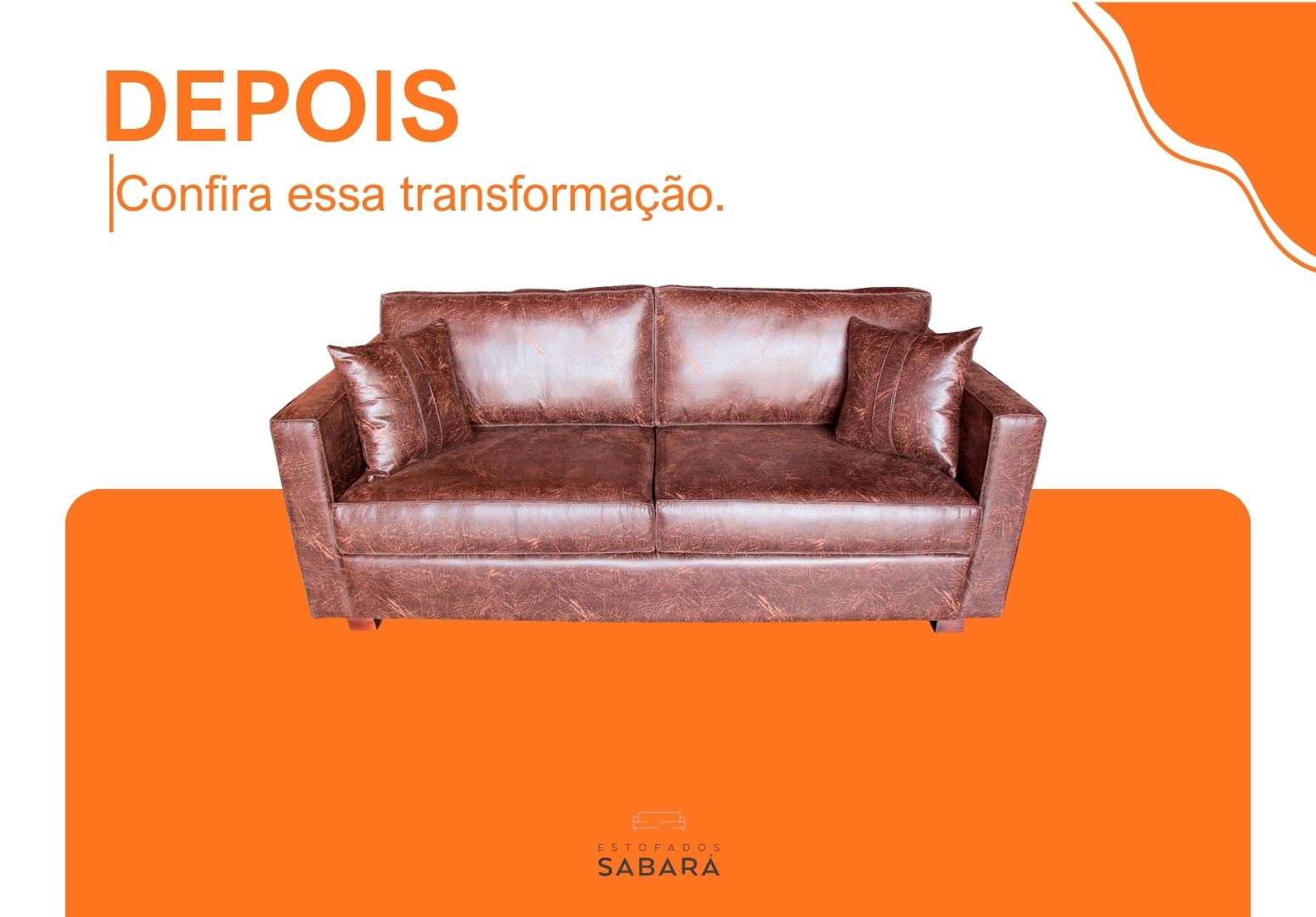 Reforma Sofá 02 lugares