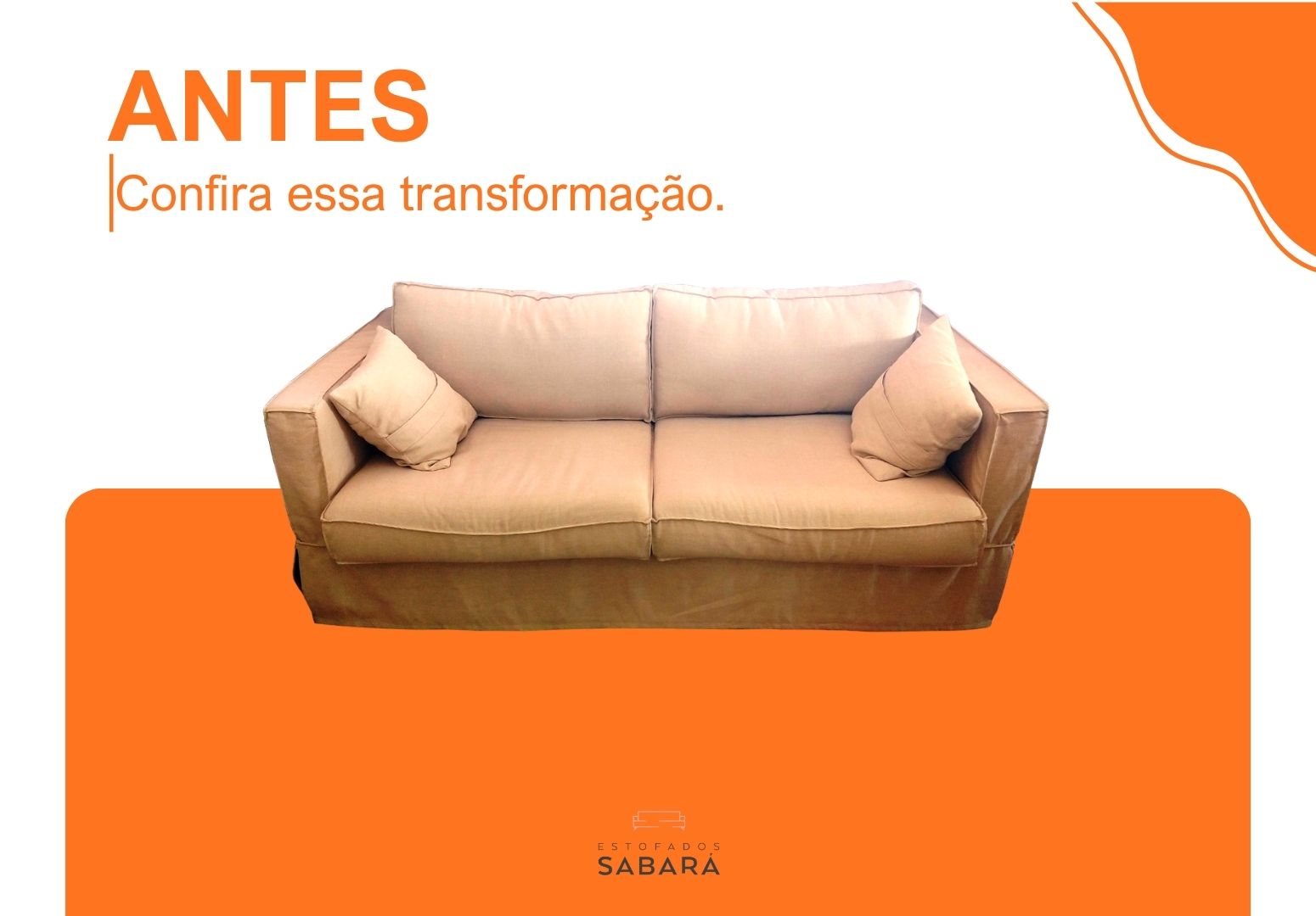 Reforma Sofá 02 lugares