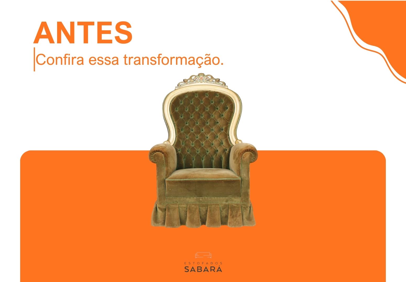 Reforma de poltrona clássica