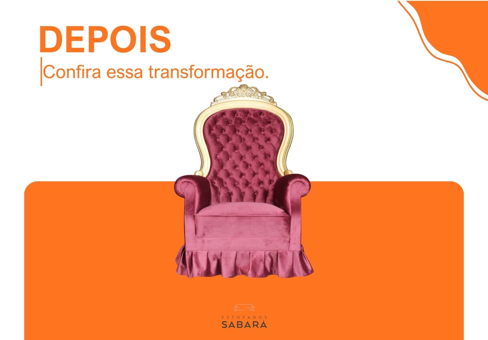 Reforma de poltrona clássica