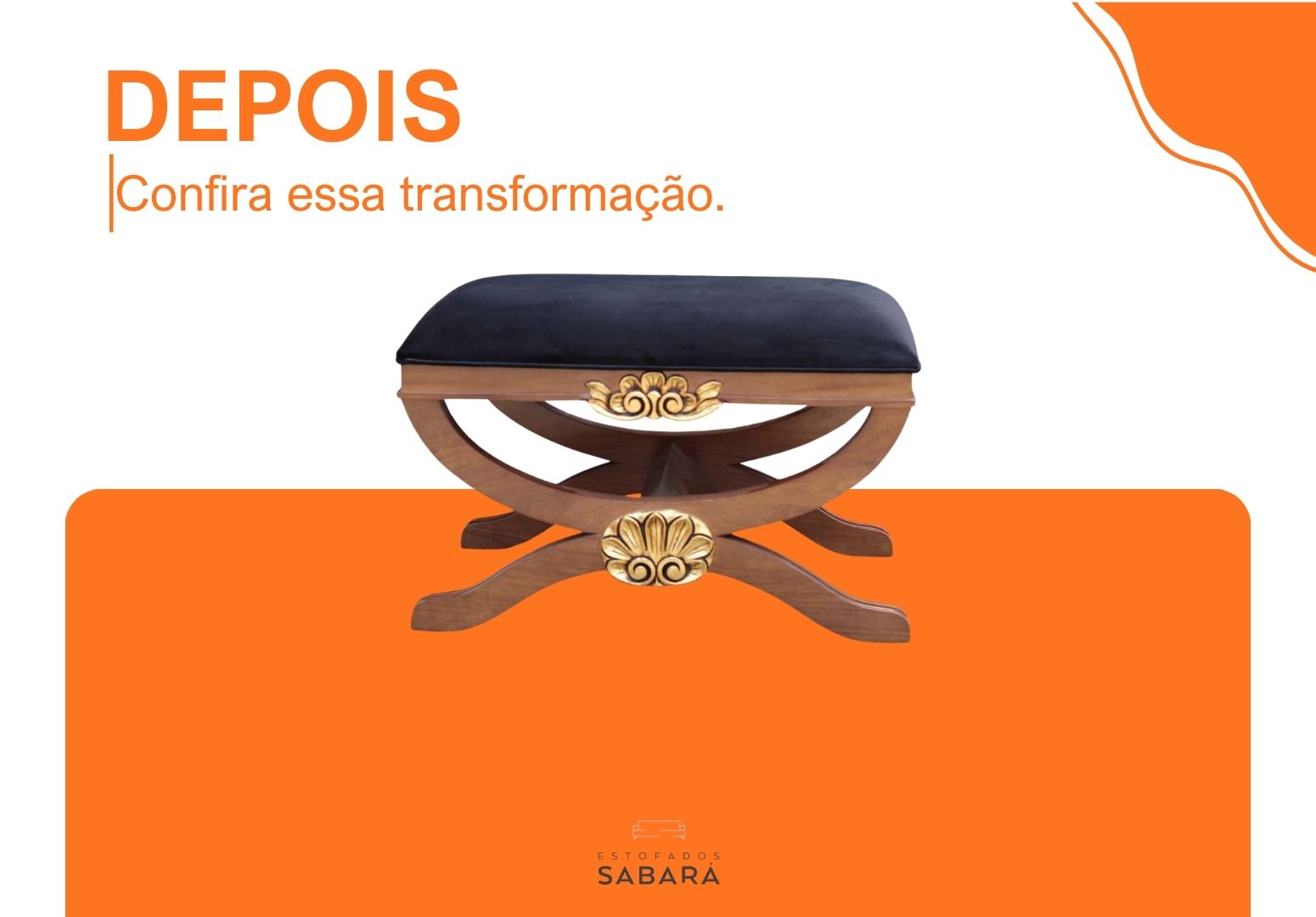 Reforma pufe clássico