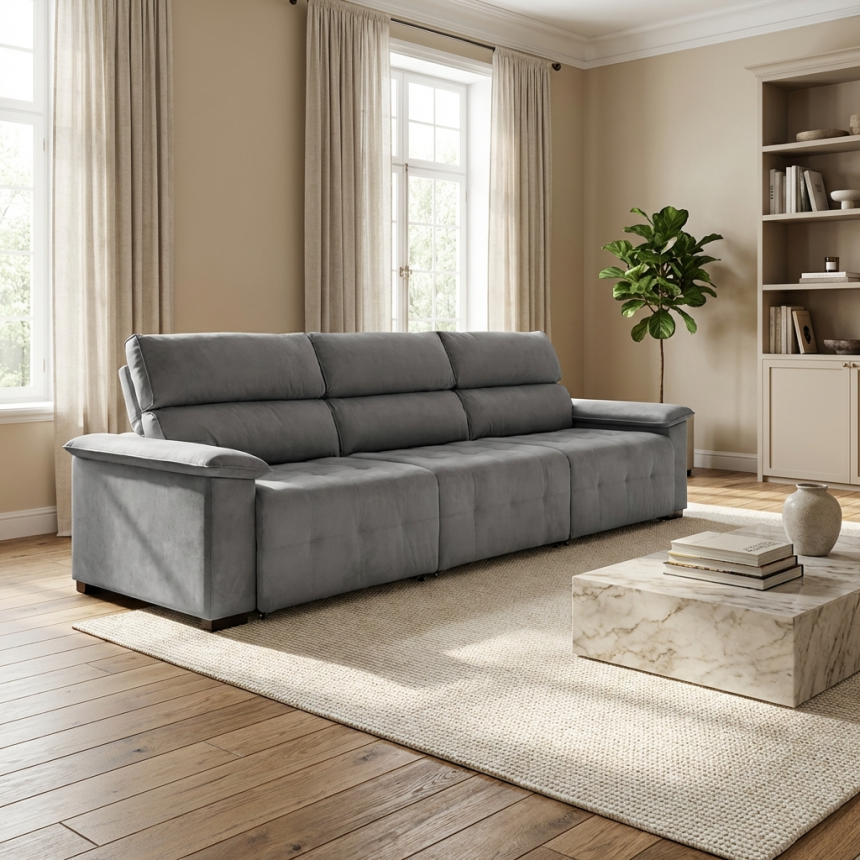 Sofá Genebra- sob medida