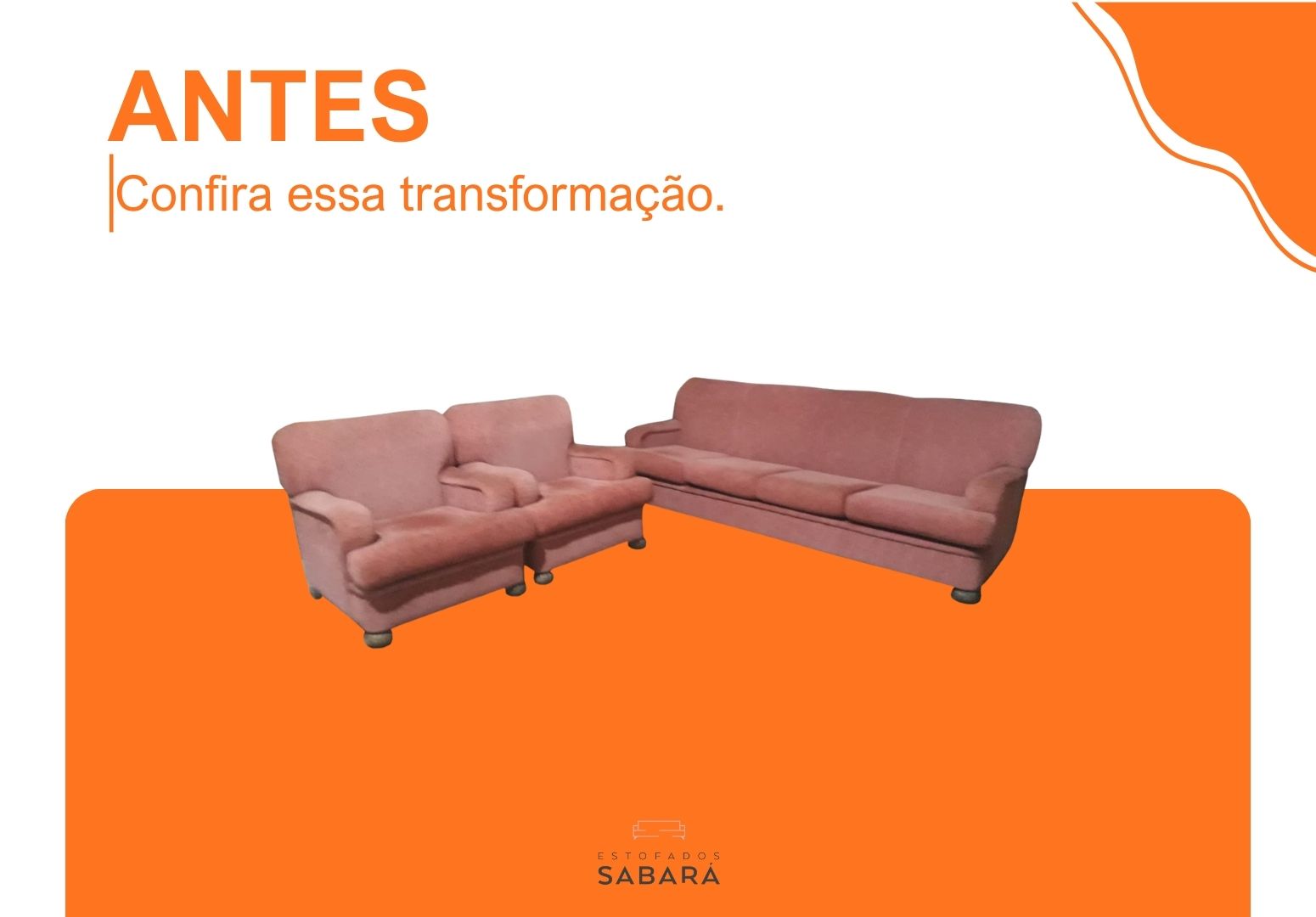 Reforma sofá e poltronas em couro 45726