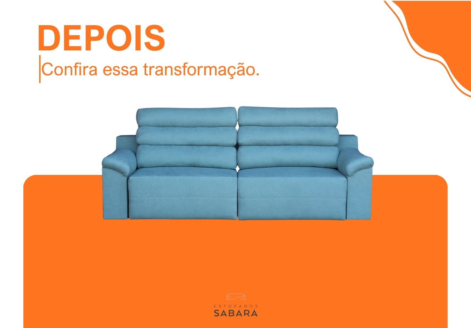 Reforma sofá retrátil reclinável