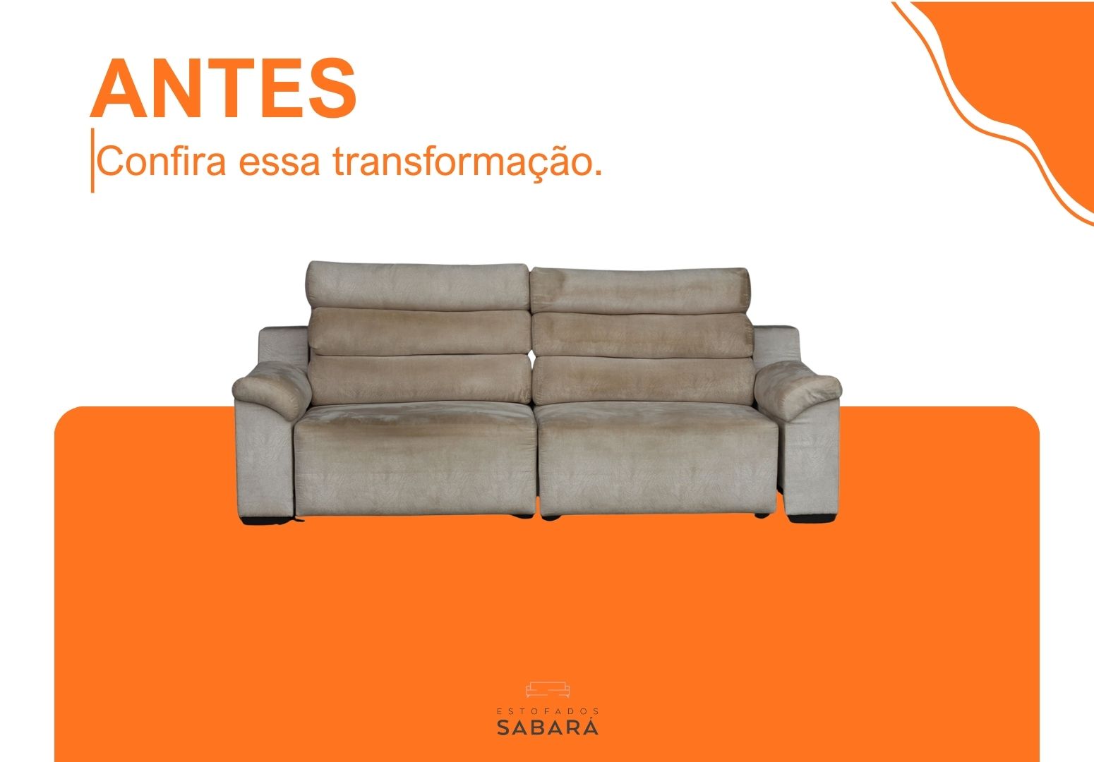 Reforma sofá retrátil reclinável