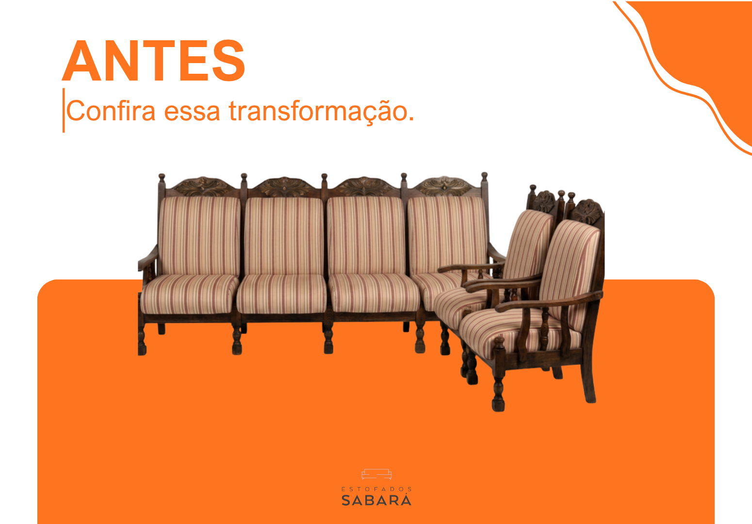 Reforma sofá + 02 poltronas 52074